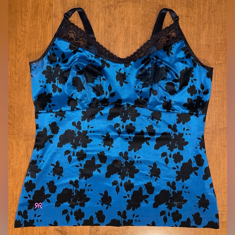 Ruby Ribbon Heritage Lace Cami - Winter Rose